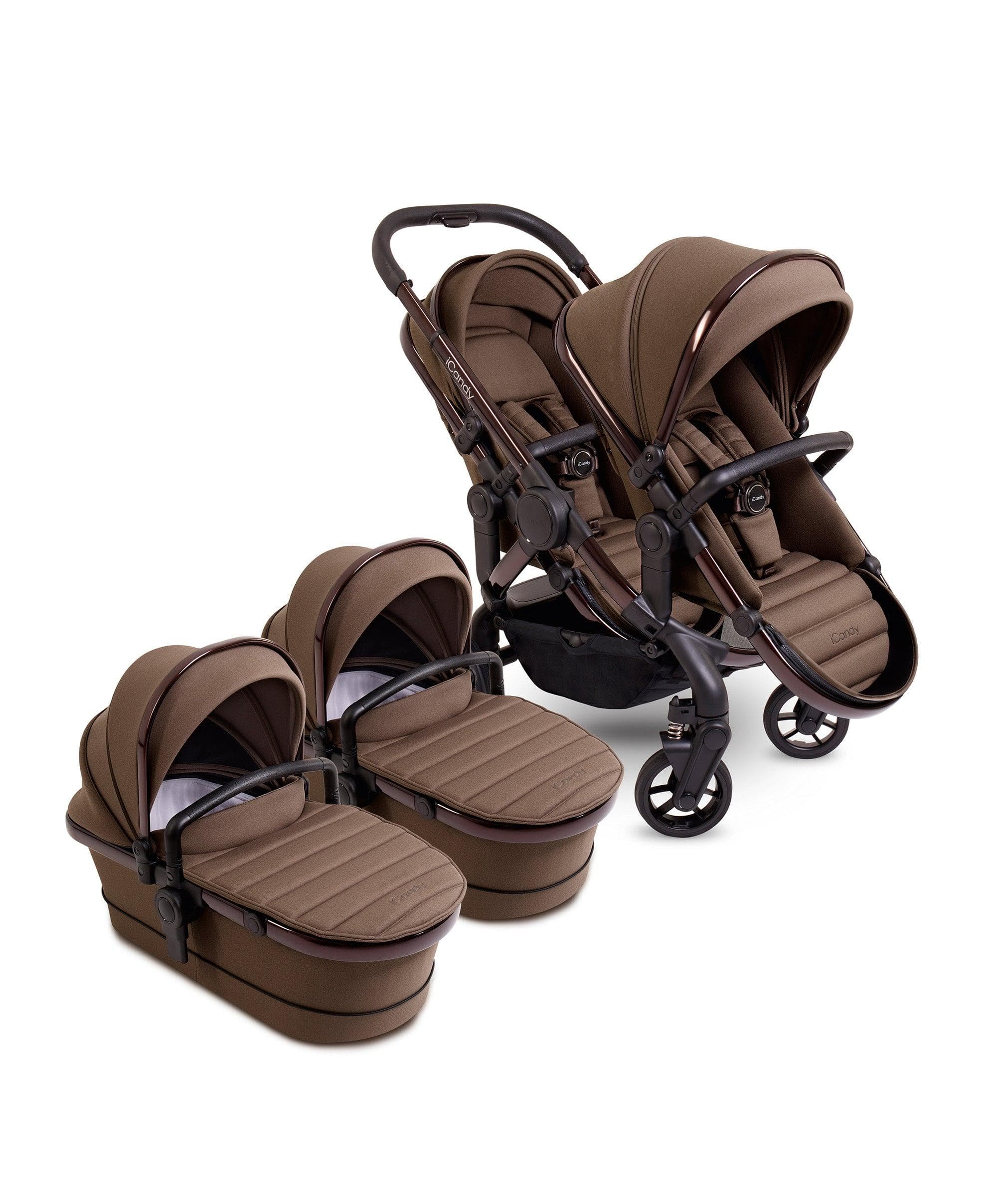 iCandy Peach Twin Pushchair Bundle Coco – Mamas Papas UK