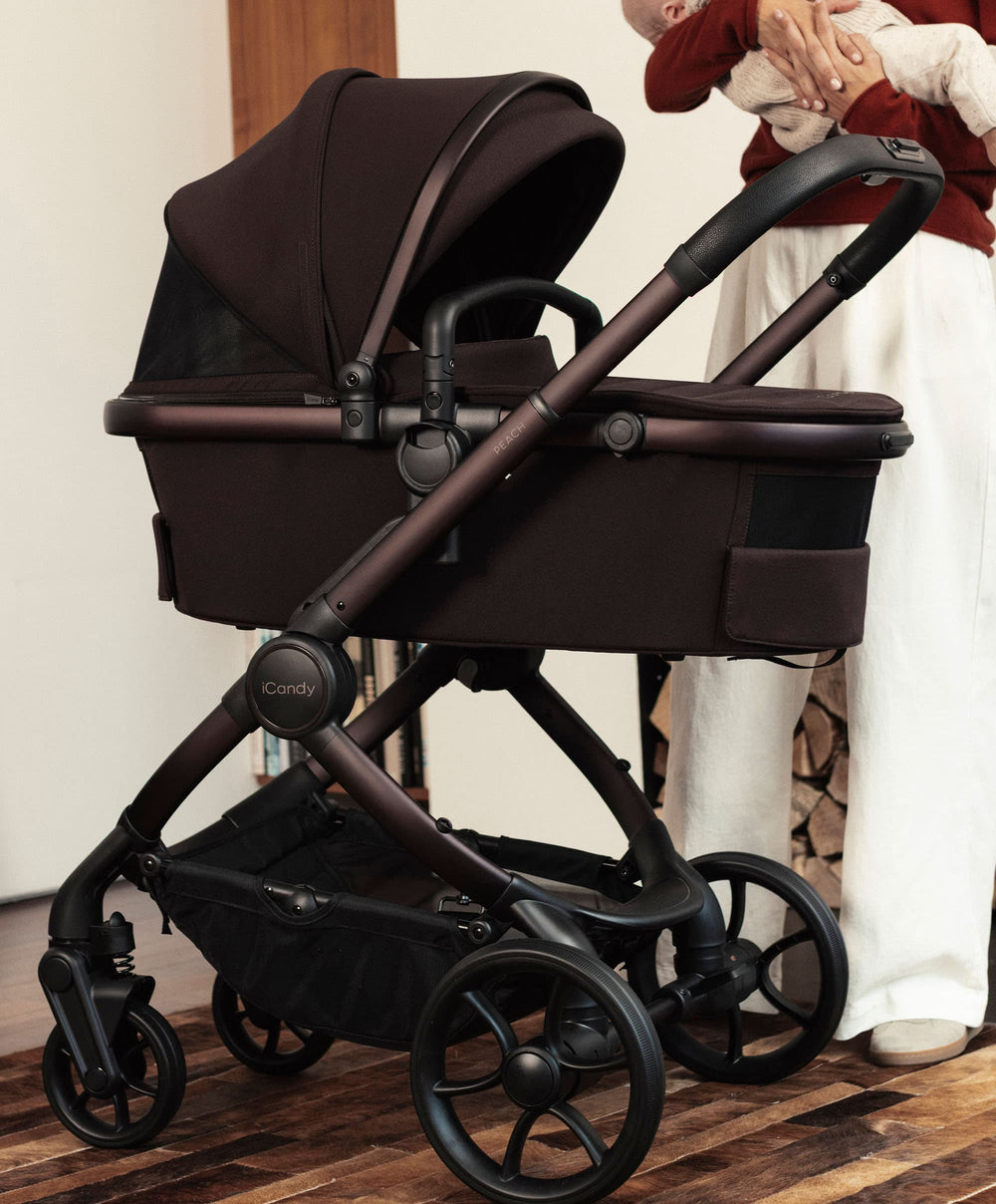 iCandy iCandy Peach 8 Complete Bundle with Maxi-Cosi Pebble Slide Pro Car Seat &amp; Base  - Coffee Bean