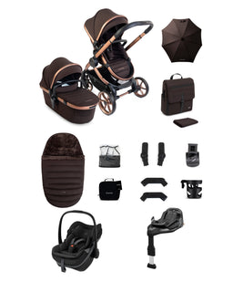 iCandy iCandy Peach 8 Complete Bundle with Maxi-Cosi Pebble Slide Pro Car Seat & Base  - Pebble