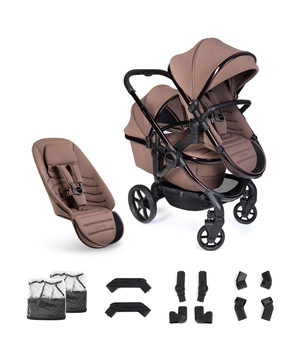 icandy double stroller iCandy Peach 8 Double Complete Bundle