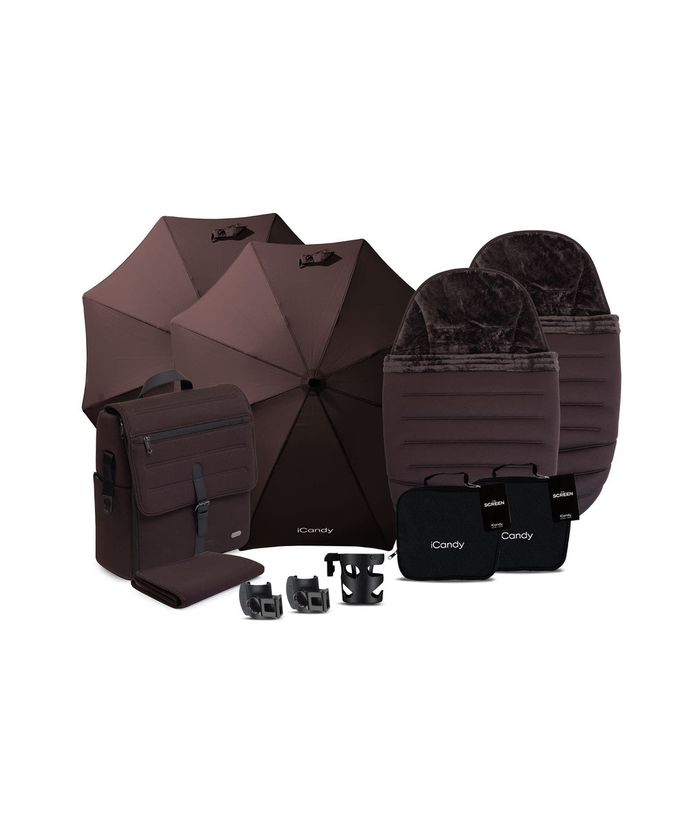 iCandy iCandy Peach 8 Twin Complete Bundle - Coffee Bean