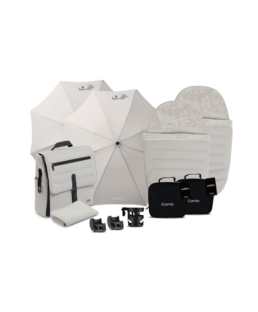 iCandy iCandy Peach 8 Twin Complete Bundle - Taupe