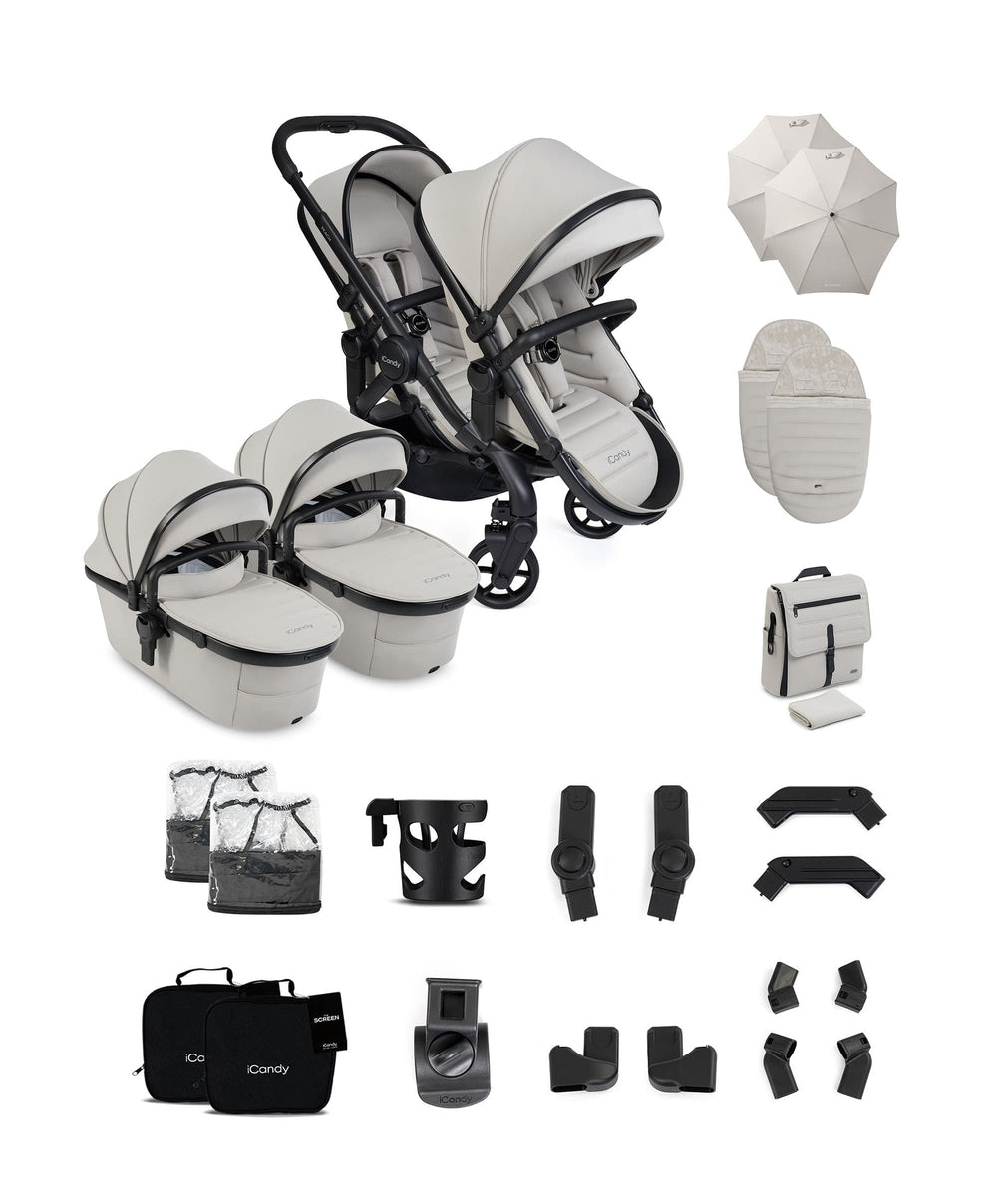 iCandy iCandy Peach 8 Twin Complete Bundle - Taupe