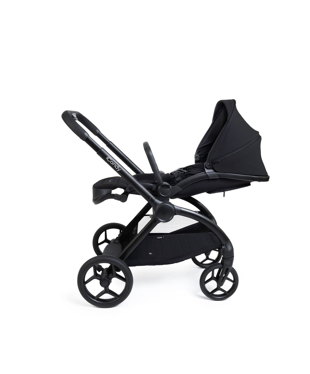 iCandy Pushchairs iCandy Core 2 Pushchair Bundle With Cybex Cloud T+ Car Seat &amp; Base - Black