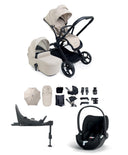 iCandy Pushchairs iCandy Core 2 Pushchair Bundle With Cybex Cloud T Car Seat & Base - Sandstone