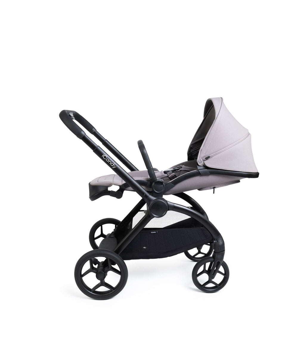 iCandy Pushchairs iCandy Core 2 Pushchair Bundle With Cybex Cloud T+ Car Seat &amp; Base - Storm Grey