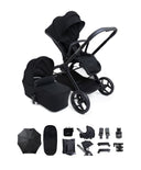 iCandy Pushchairs iCandy Core 2 Pushchair & Carrycot Bundle - Black