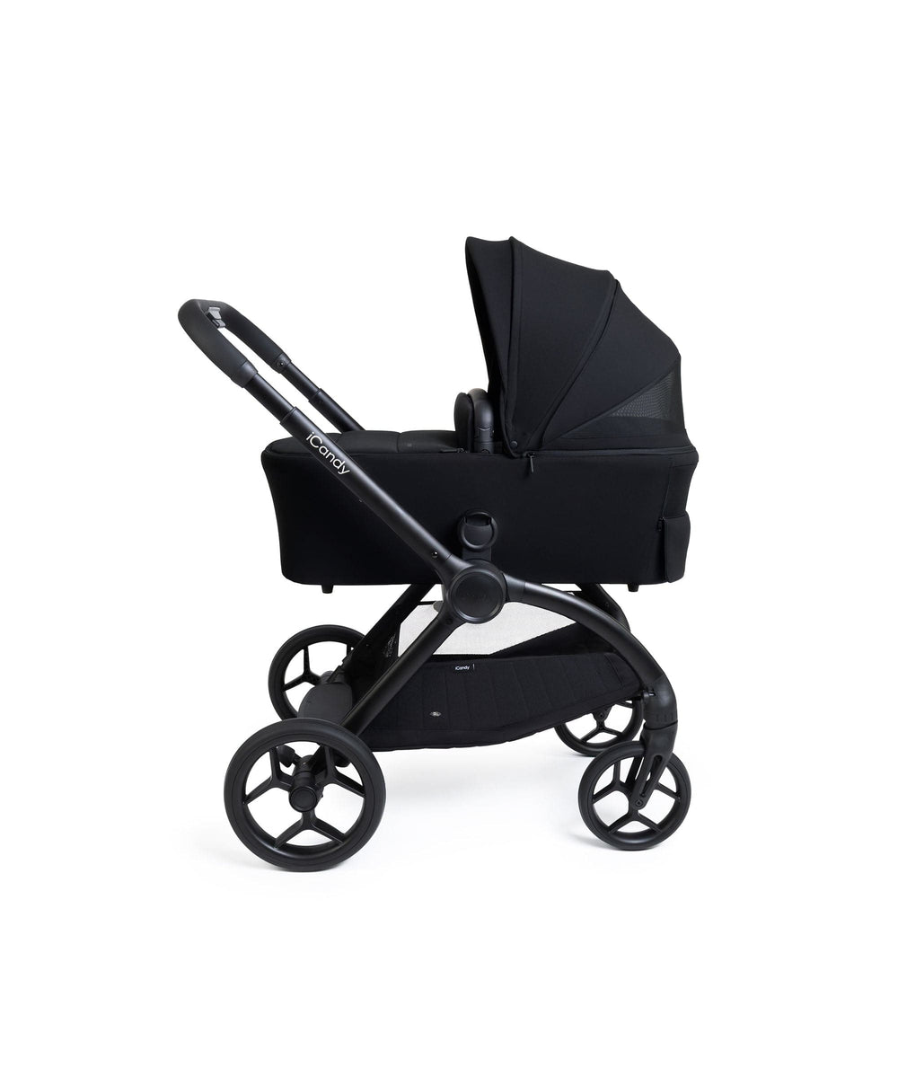iCandy Pushchairs iCandy Core 2 Pushchair &amp; Carrycot Bundle - Black