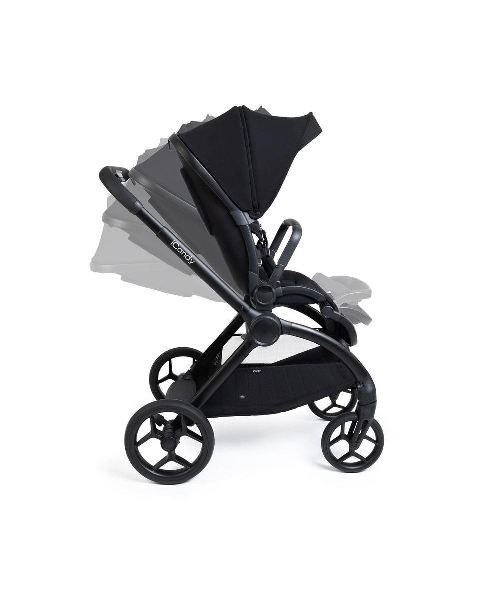 iCandy Pushchairs iCandy Core 2 Pushchair &amp; Carrycot Bundle - Black