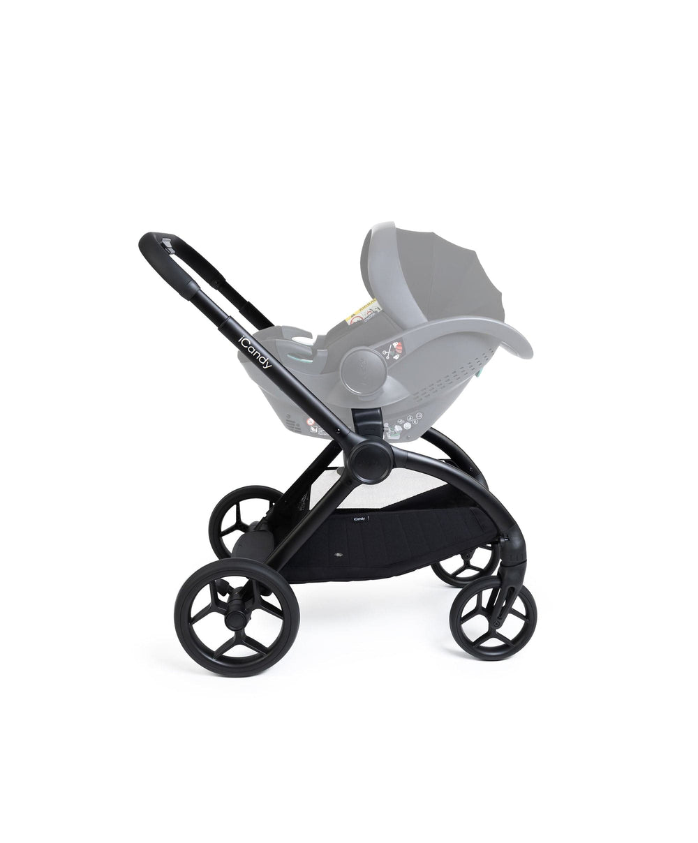 iCandy Pushchairs iCandy Core 2 Pushchair &amp; Carrycot Bundle - Black