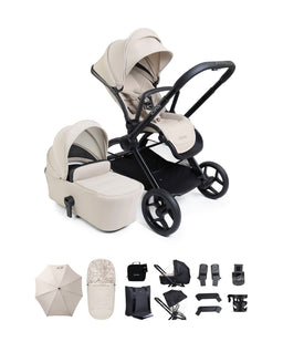 iCandy Pushchairs iCandy Core 2 Pushchair & Carrycot Bundle - Sandstone