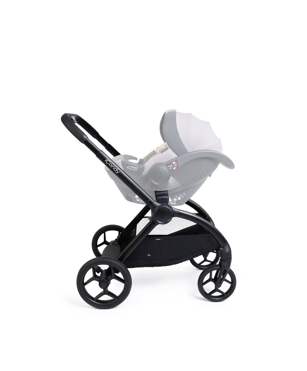 iCandy Pushchairs iCandy Core 2 Pushchair &amp; Carrycot Bundle - Storm Grey
