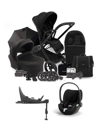 iCandy Pushchairs iCandy Core Pushchair Bundle with Cloud T Car Seat and Base in Black