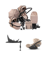 iCandy Pushchairs iCandy Peach 7 Complete Pushchair Bundle with Cybex Cloud T Car Seat & Base - Cookie