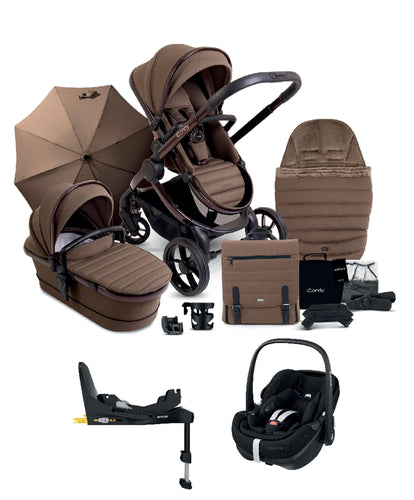 iCandy Pushchairs iCandy Peach 7 Complete Pushchair Bundle with Maxi-Cosi Pebble 360 Pro Car Seat & Base - Coco