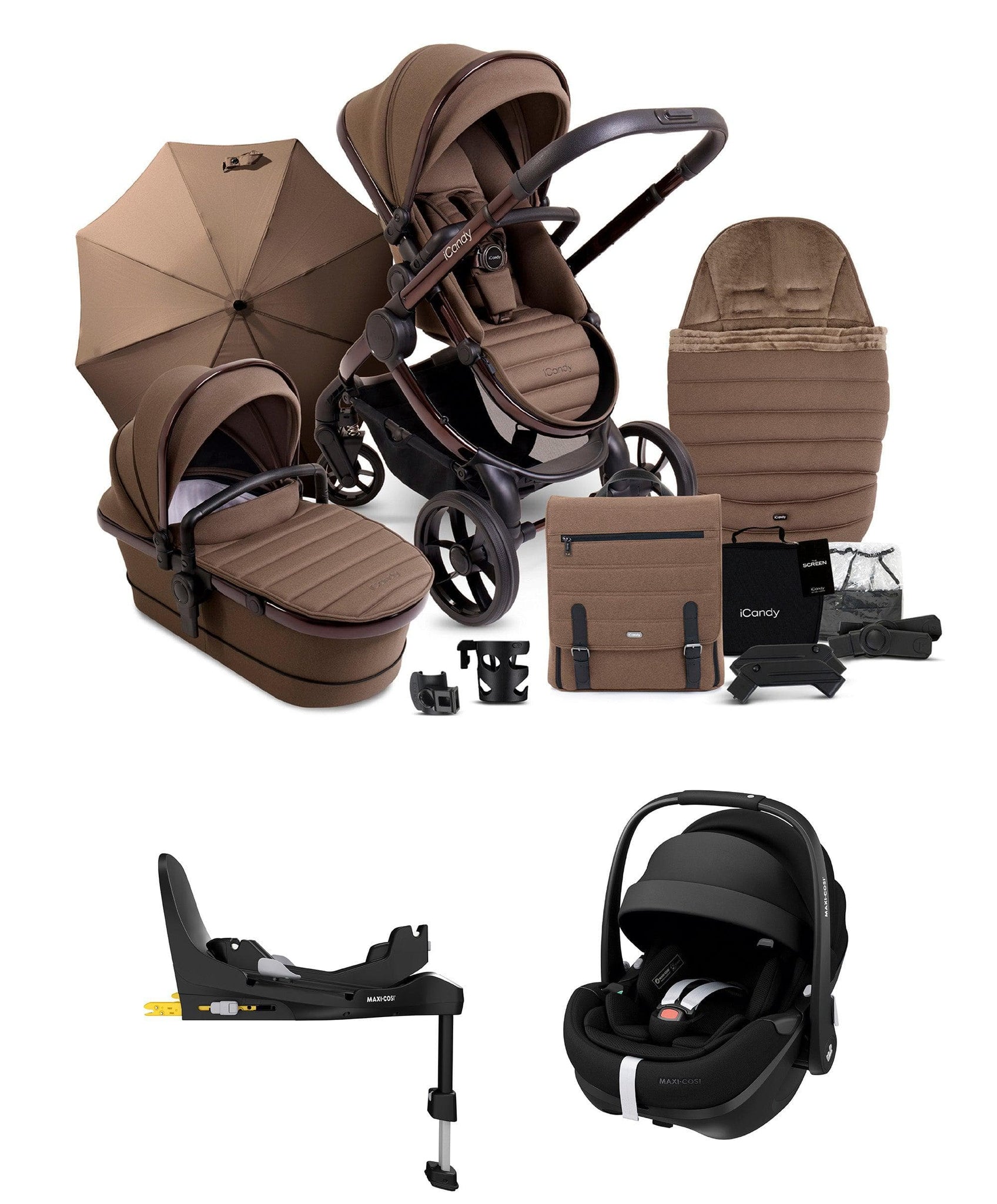 icandy maxi cosi iCandy Peach 7 Complete Pushchair Bundle with Maxi-Cosi Seat – Mamas &  Papas UK