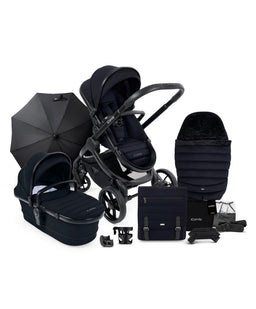 iCandy Pushchairs iCandy Peach 7 Complete Pushchair Bundle with Maxi-Cosi Pebble 360 Pro&sup2;  Car Seat & Base – Black