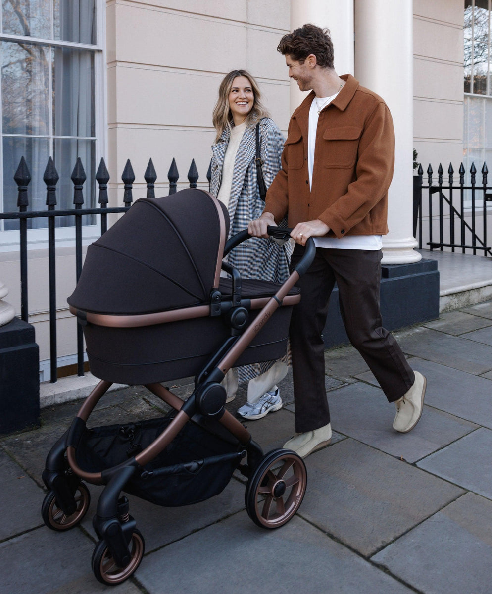 Maxi Cosi Egg Pram Black And Rose Gold ICandy Peach Complete Pushchair  Bundle With Maxi-Cosi Pebble 360 - Main Image