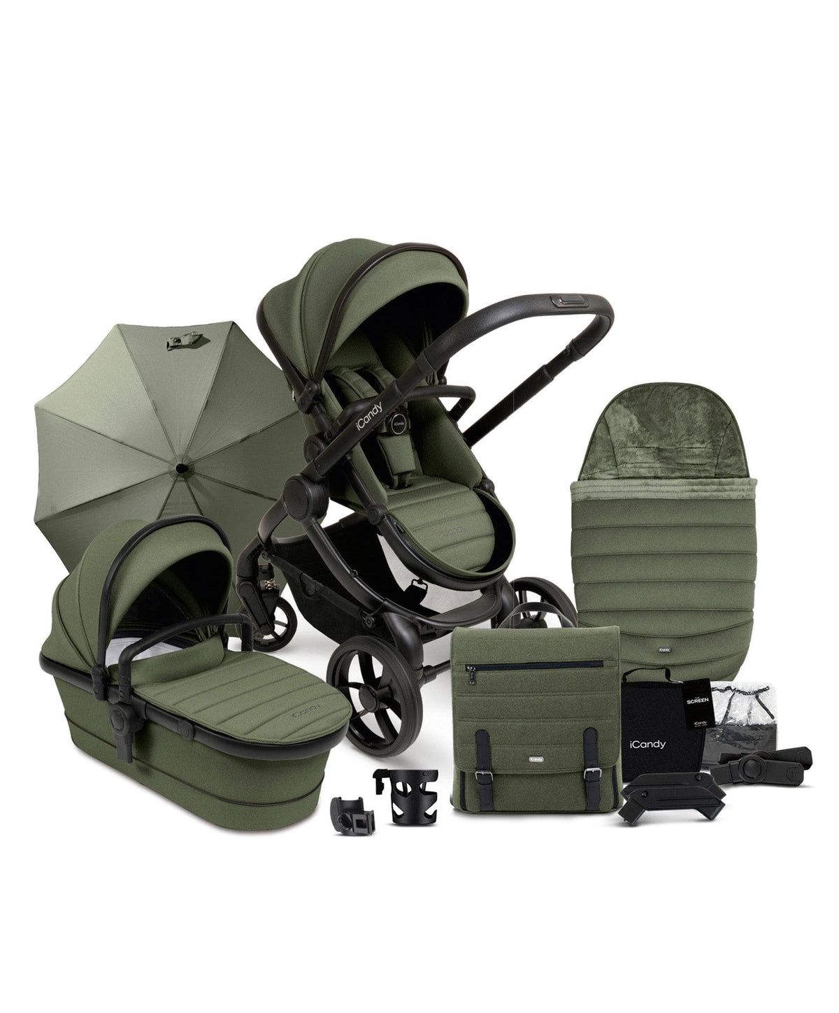 iCandy Peach Pushchair Bundle Ivy – Mamas Papas UK