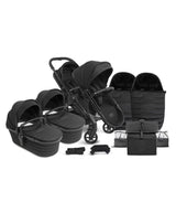 iCandy Pushchairs iCandy Peach 7 STUDIO Twin Complete Bundle - Black