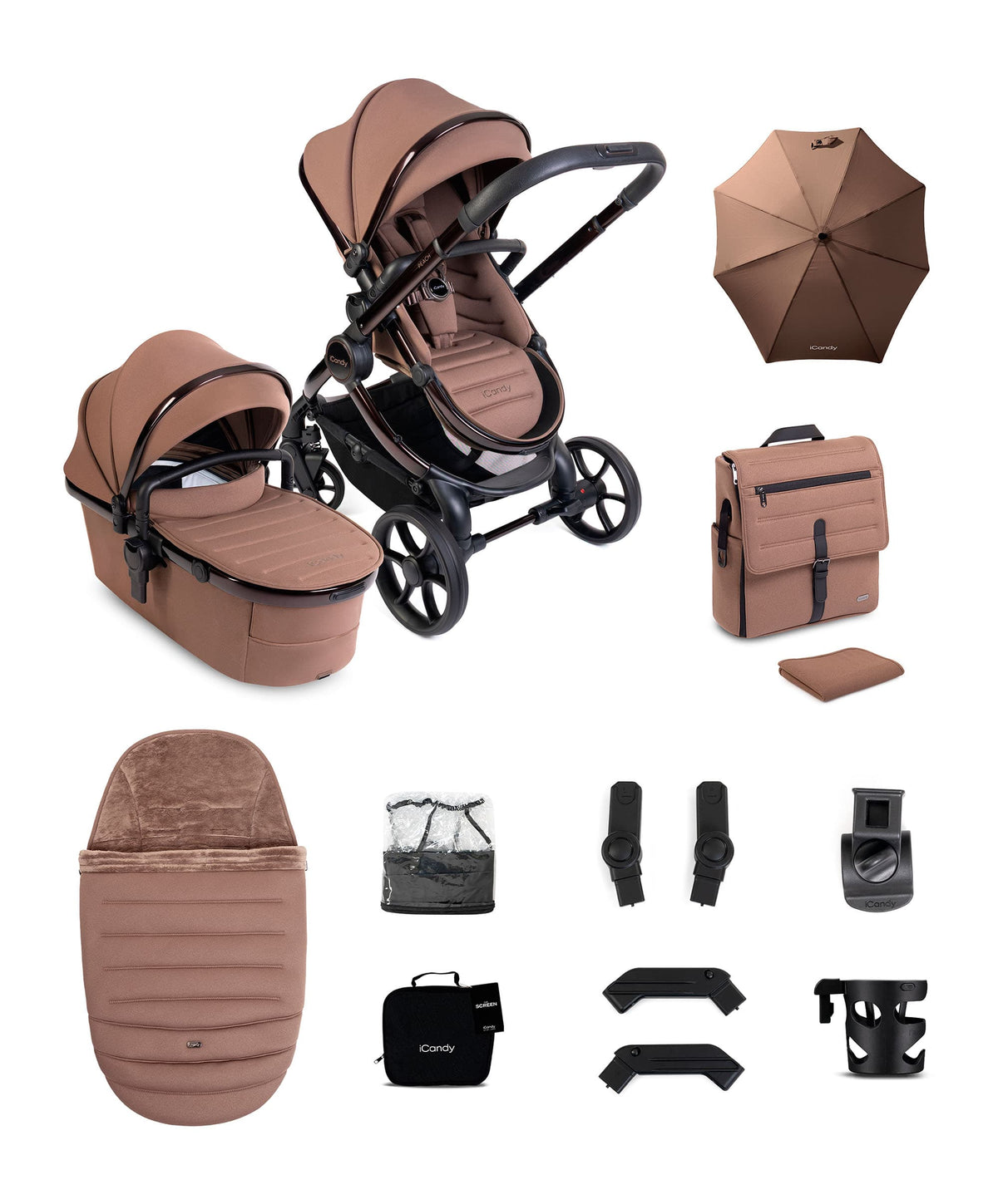 iCandy Pushchairs iCandy Peach 8 Complete Bundle - Coco