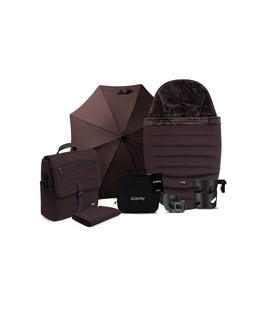 iCandy Peach 8 Complete Bundle with Maxi-Cosi Pebble Slide Pro Car Seat & Base  - Coffee Bean