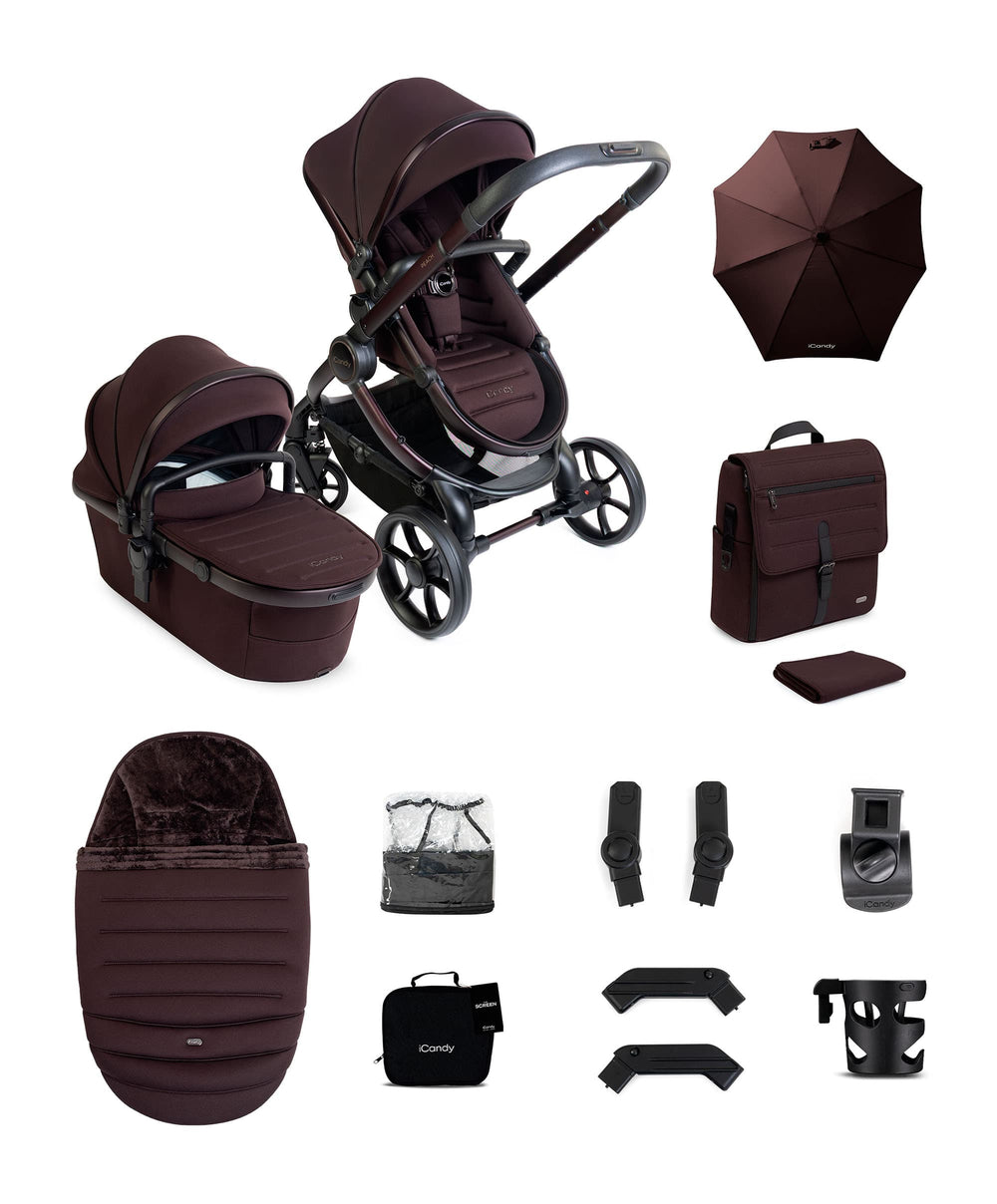 iCandy Pushchairs iCandy Peach 8 Complete Bundle - Coffee Bean