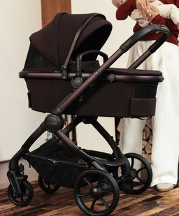 iCandy Peach 8 Complete Bundle with Maxi-Cosi Pebble Slide Pro Car Seat & Base  - Coffee Bean