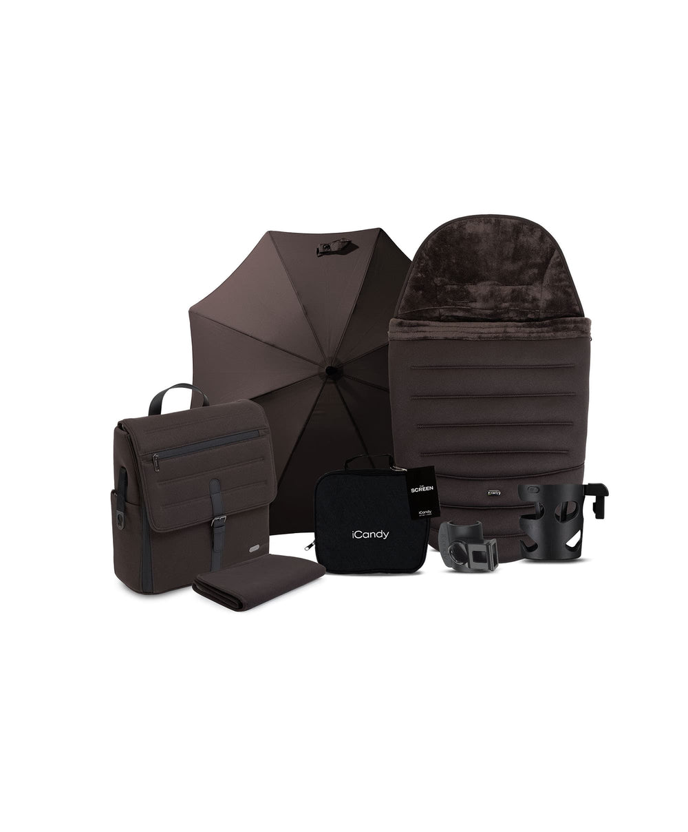iCandy Pushchairs iCandy Peach 8 Complete Bundle - Pecan