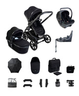 iCandy Pushchairs iCandy Peach 8 Complete Bundle with Cocoon 360 Car Seat - Black