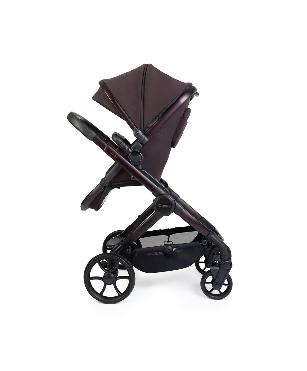 iCandy Pushchairs iCandy Peach 8 Complete Bundle with Cocoon 360 Car Seat - Coffee Bean