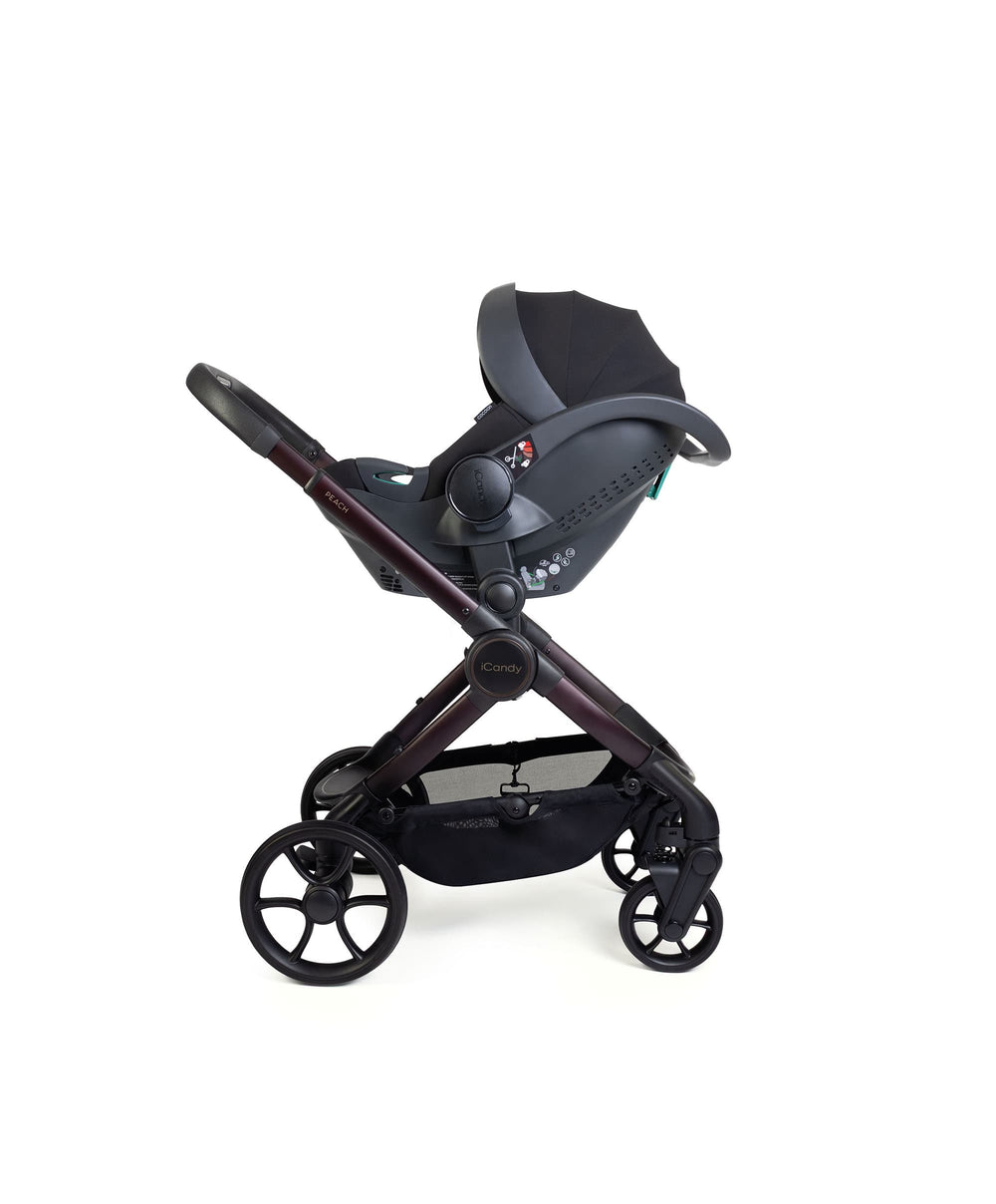 iCandy Pushchairs iCandy Peach 8 Complete Bundle with Cocoon 360 Car Seat - Coffee Bean