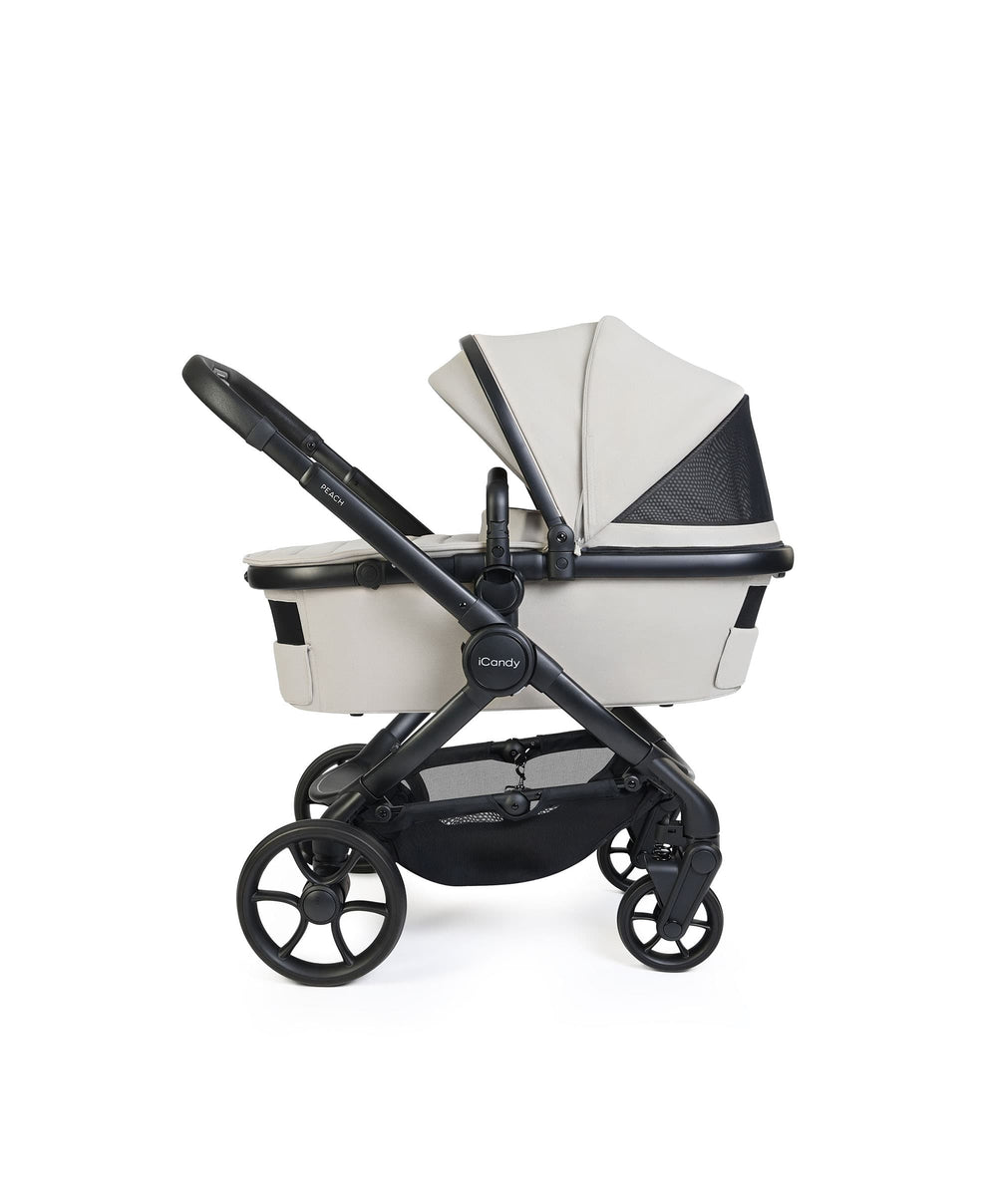 iCandy Pushchairs iCandy Peach 8 Complete Bundle with Cocoon 360 Car Seat - Taupe