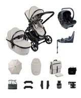 iCandy Pushchairs iCandy Peach 8 Complete Bundle with Cocoon 360 Car Seat - Taupe