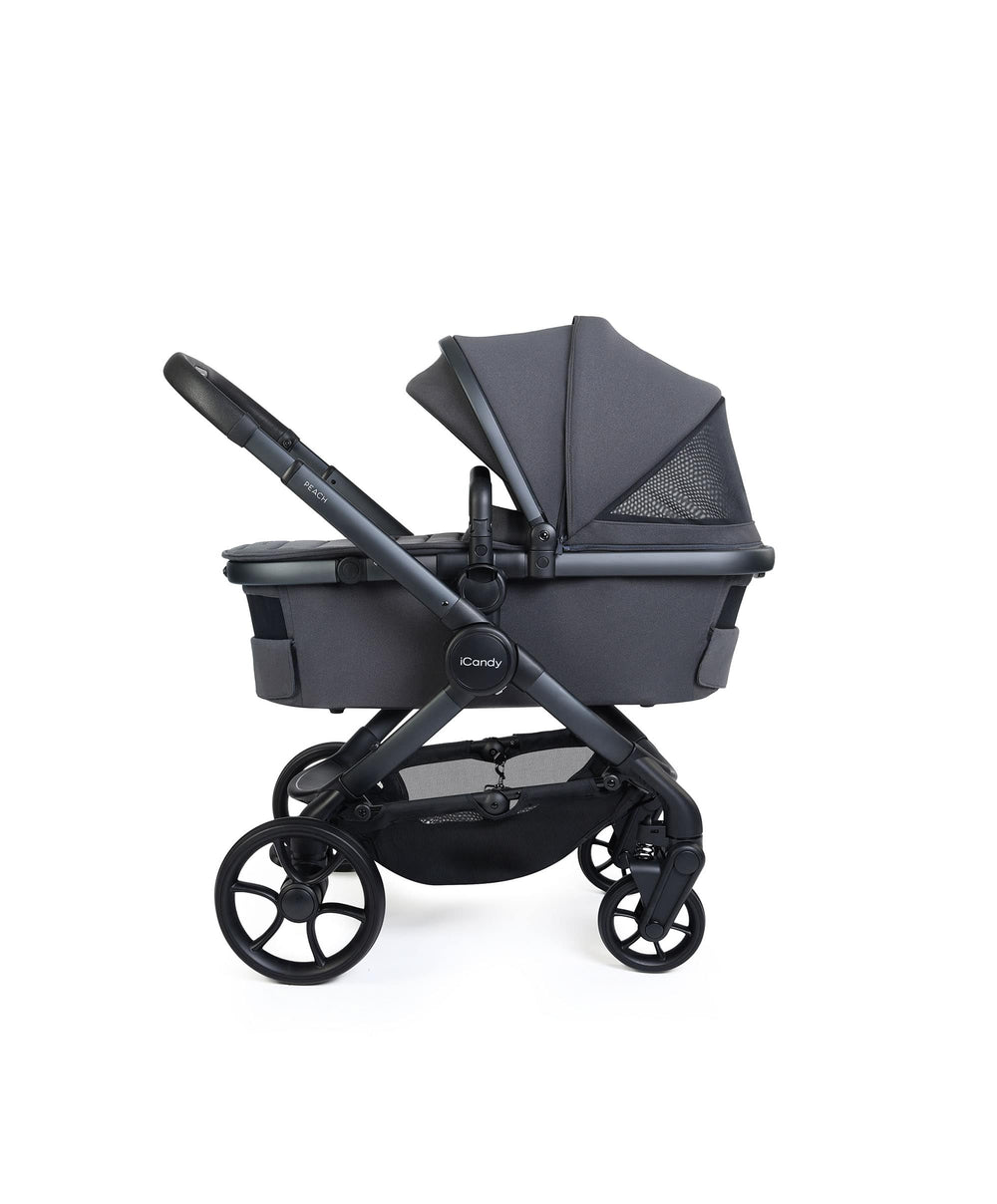 iCandy Pushchairs iCandy Peach 8 Complete Bundle with Maxi-Cosi Pebble Slide Pro Car Seat &amp; Base  - Grey