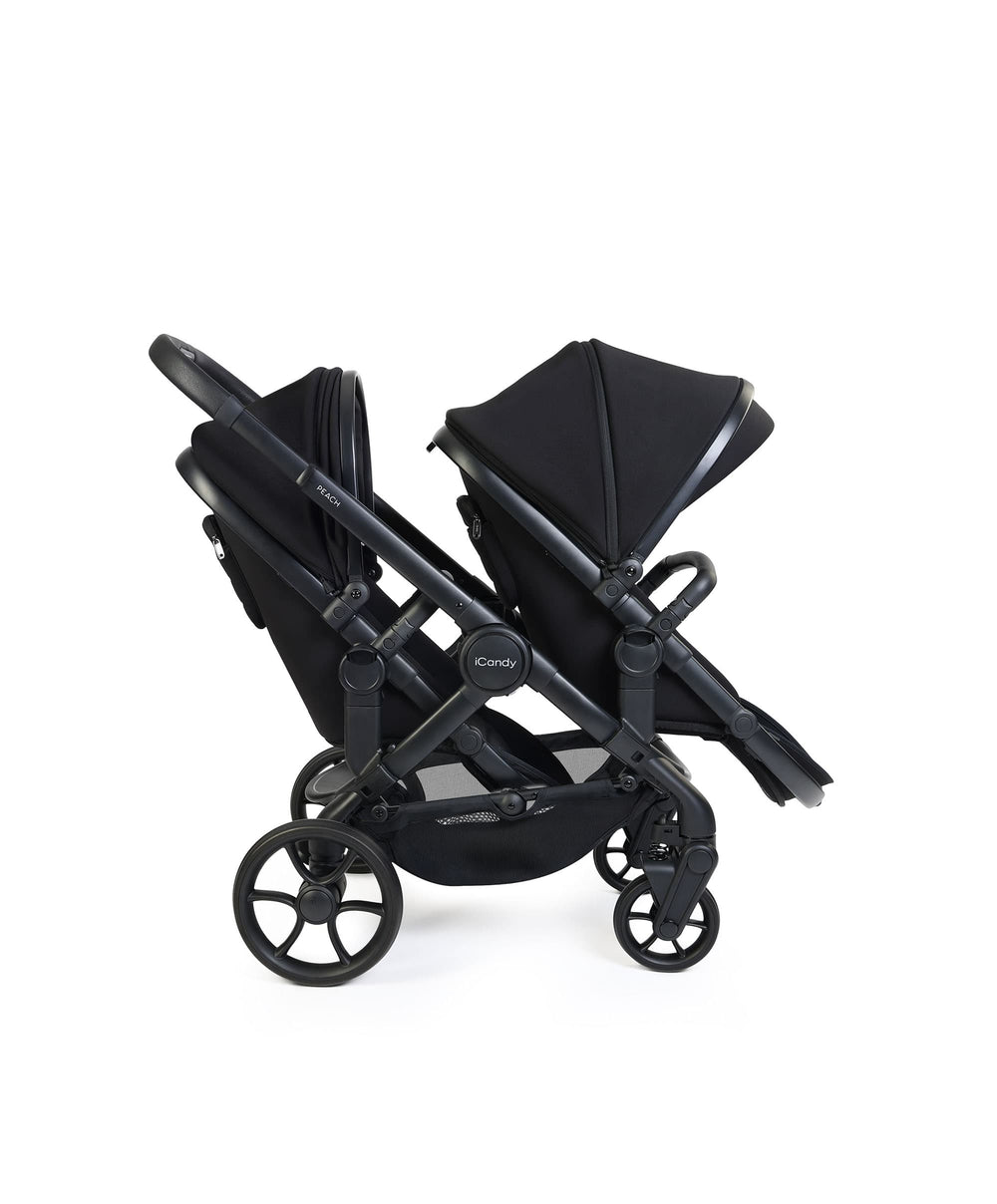 iCandy Pushchairs iCandy Peach 8 Double Complete Bundle - Black