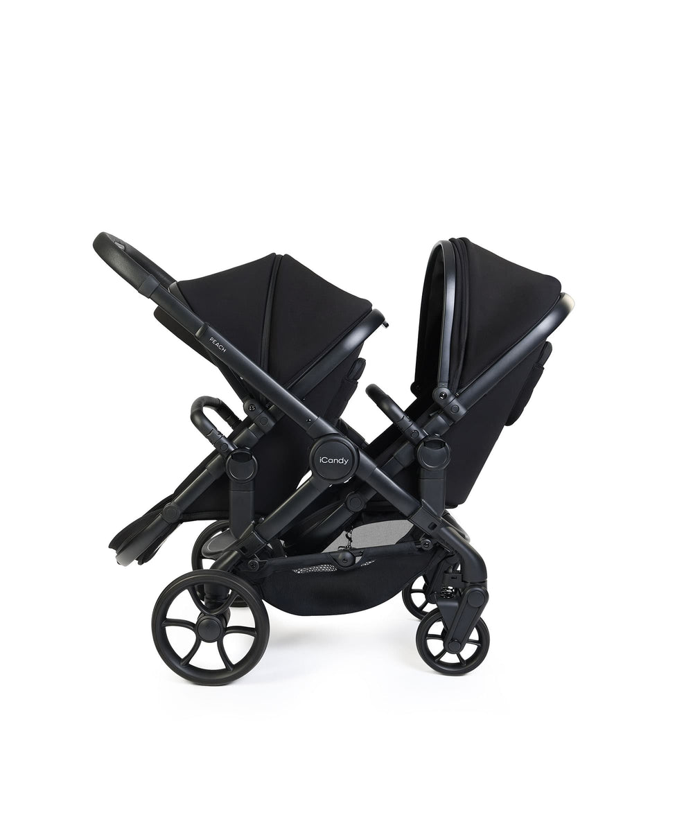 iCandy Pushchairs iCandy Peach 8 Double Complete Bundle - Black