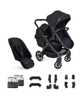 iCandy Pushchairs iCandy Peach 8 Double Complete Bundle - Black