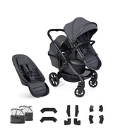 iCandy Pushchairs iCandy Peach 8 Double Complete Bundle - Black