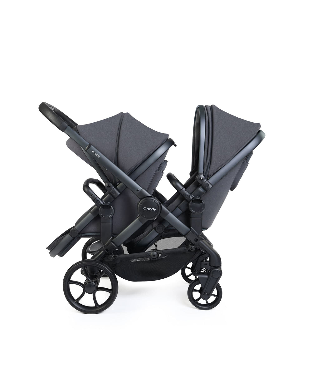 iCandy Pushchairs iCandy Peach 8 Double Complete Bundle - Black