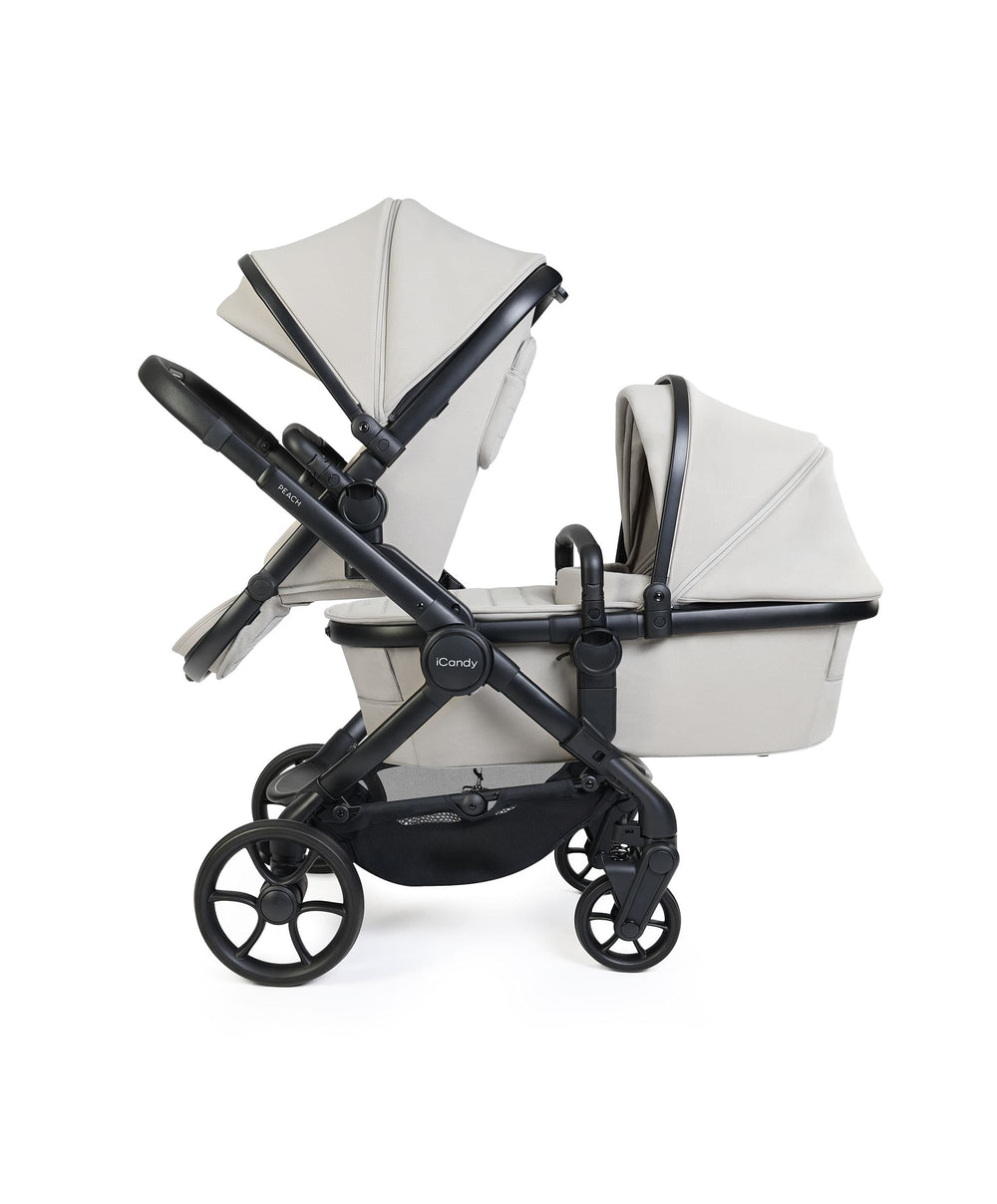 iCandy Pushchairs iCandy Peach 8 Double Complete Bundle - Taupe