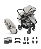iCandy Pushchairs iCandy Peach 8 Double Complete Bundle - Taupe