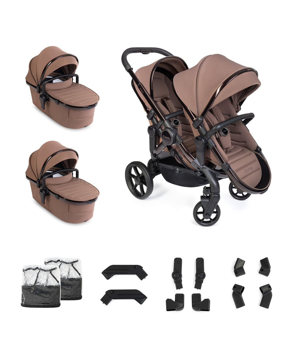 iCandy Pushchairs iCandy Peach 8 Twin Complete Bundle  - Coco