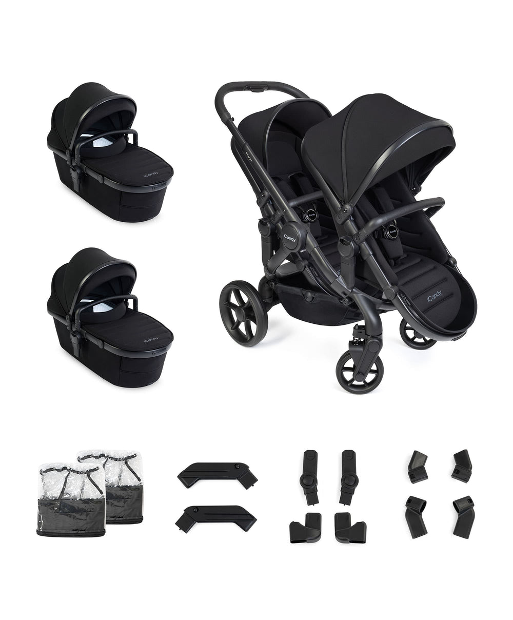 iCandy Pushchairs iCandy Peach 8 Twin Complete Bundle - Coco