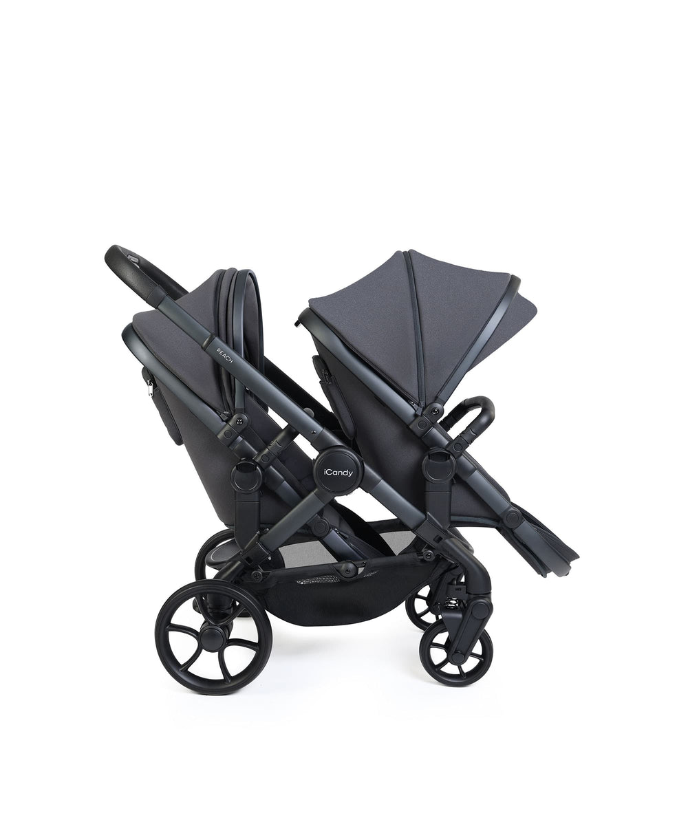 iCandy Pushchairs iCandy Peach 8 Twin Complete Bundle - Grey