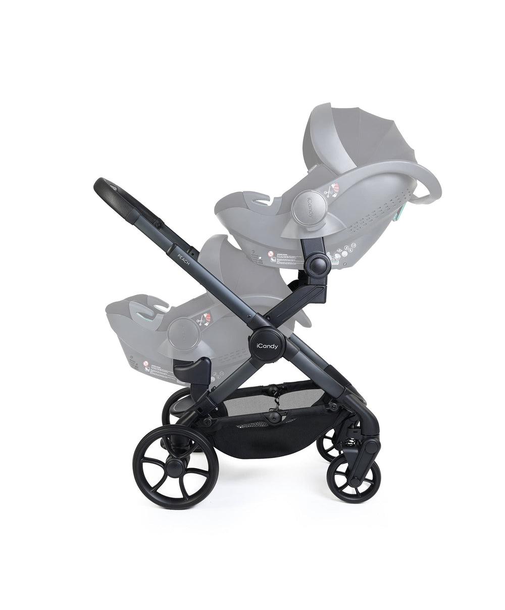 iCandy Pushchairs iCandy Peach 8 Twin Complete Bundle - Grey