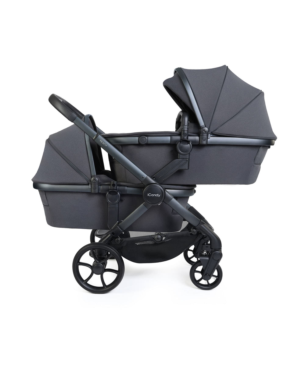 iCandy Pushchairs iCandy Peach 8 Twin Complete Bundle - Grey