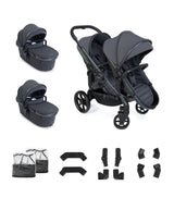 iCandy Pushchairs iCandy Peach 8 Twin Complete Bundle - Grey