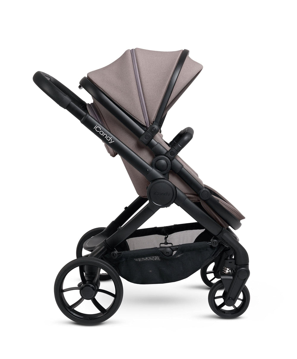 iCandy Pushchairs iCandy Peach7 Porcini Complete Bundle With Cybex Cloud T i-Size Rotating Baby Car Seat &amp; Base