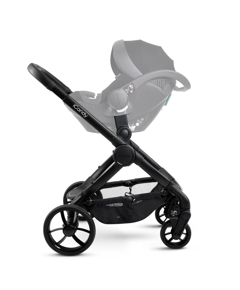 iCandy Pushchairs iCandy Peach7 Porcini Complete Bundle With Cybex Cloud T i-Size Rotating Baby Car Seat &amp; Base